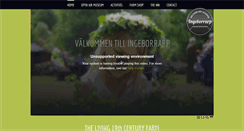 Desktop Screenshot of ingeborrarp.se
